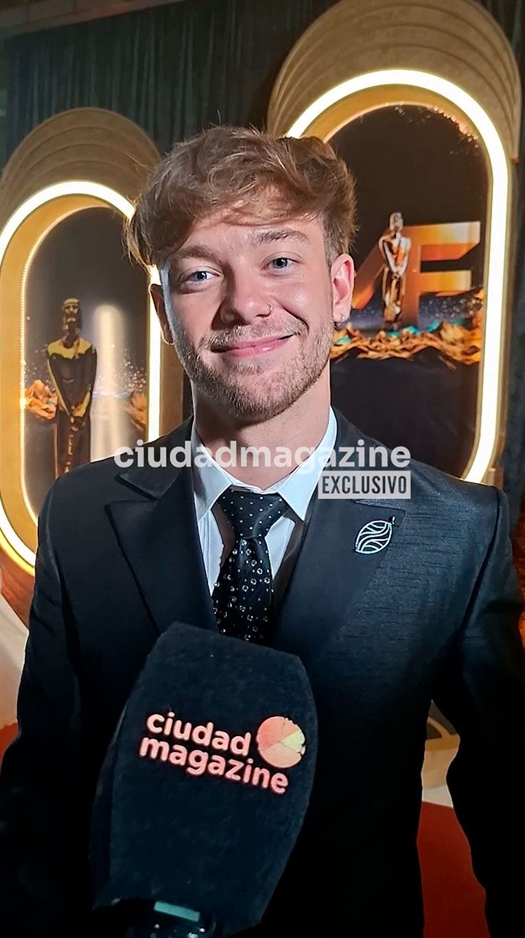 Nacho Castañares Puente habló con Ciudad en el Martín Fierro 2025: la salud de Thiago Medina, sus proyectos y presente sentimental 