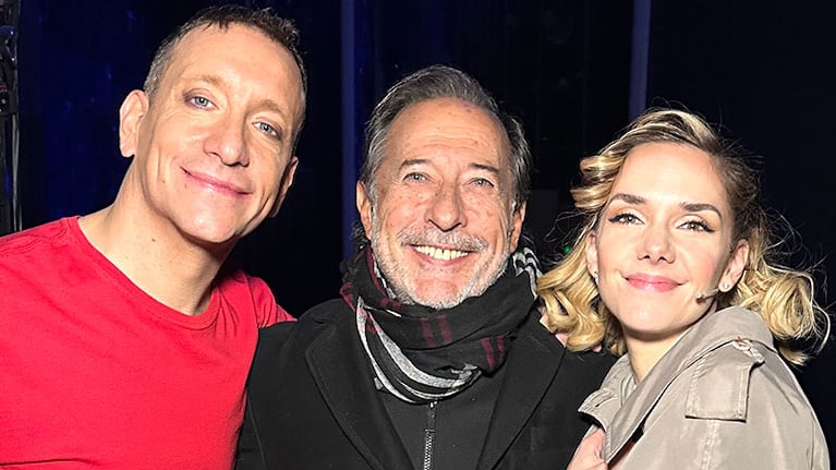 Guillermo Francella fue al teatro a ver a Nico Vázquez, Julieta Nair Calvo y todo el elenco de Tootsie