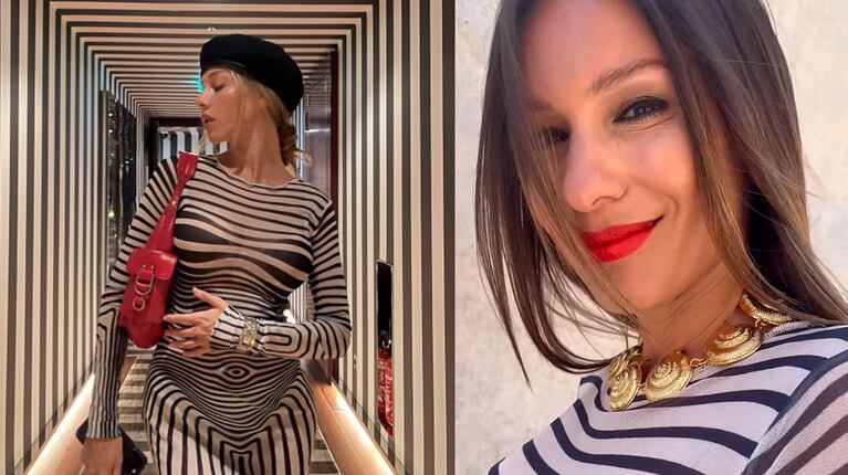 Pampita y Ester Expósito aparecieron con el mismo vestido: cómo le queda a cada una