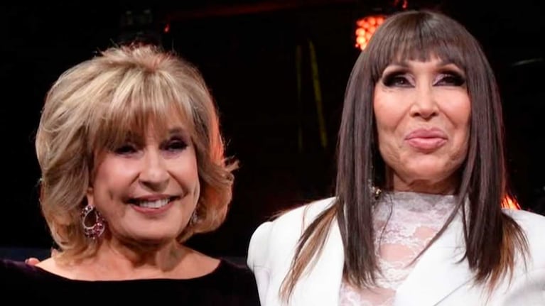 Así fue el reencuentro de Moria Casán y Georgina Barbarossa tras su reconciliación