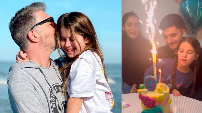 Así fue el sencillo cumple de Ricky Diotto a su hija tras el megaevento de María Fernanda Callejón