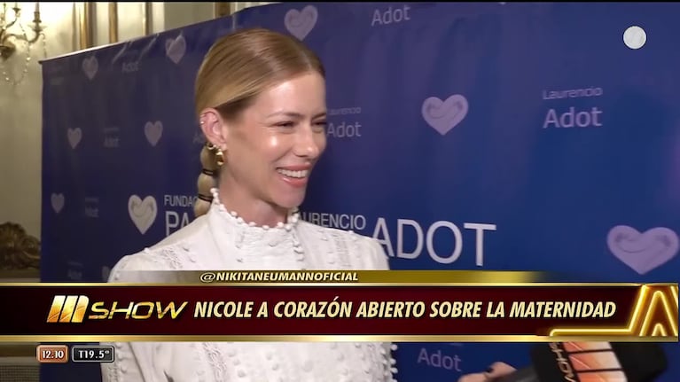 Nicole Neumann a solas con Mshow: cómo vive la maternidad a poco de ser mamá de Cruz Urcera