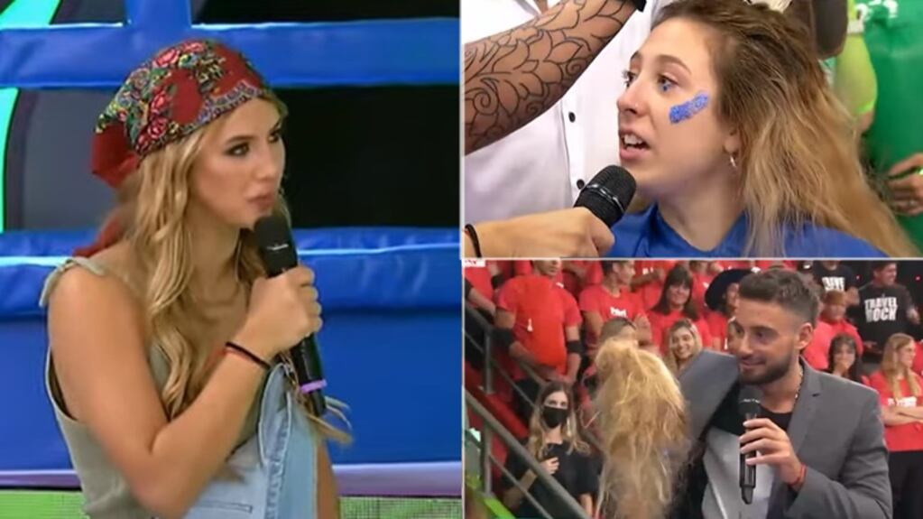 La reacción de Flor Vigna al ver a una participante de El último pasajero raparse como Cazzu en vivo