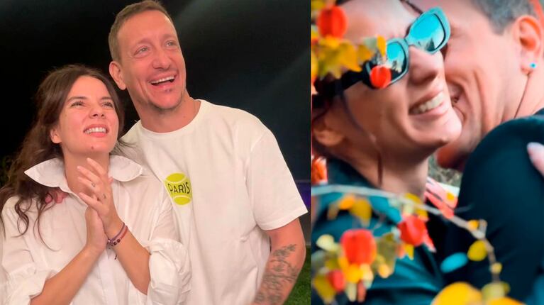 El video más romántico de Gimena Accardi y Nicolás Vázquez a los mimos en una fiesta