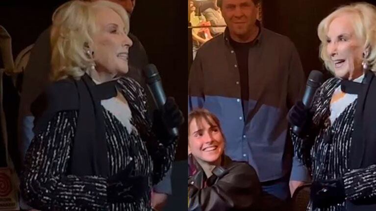 Mirtha Legrand fue con sus bisnietos al teatro: el emotivo video