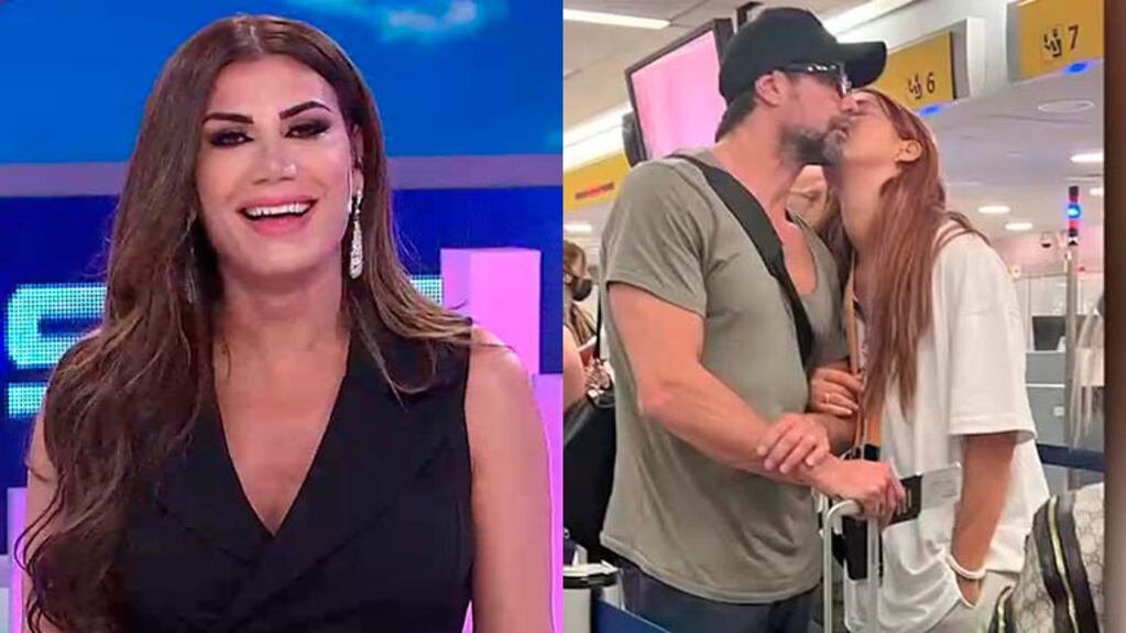 Florencia de la Ve, muy pícara sobre las fotos de Luciano Castro y Flor Vigna en Nueva York