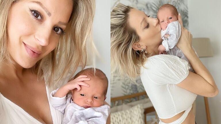 Noelia Marzol compartió la postal más dulce con Donatello: "Les presento a mi vida entera”