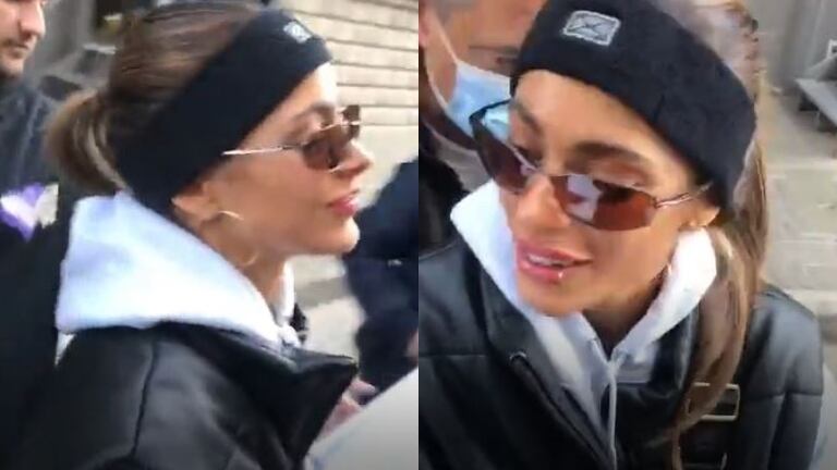 Tini Stoessel le firmó los apuntes de la facultad de una fan y se los terminó llevando