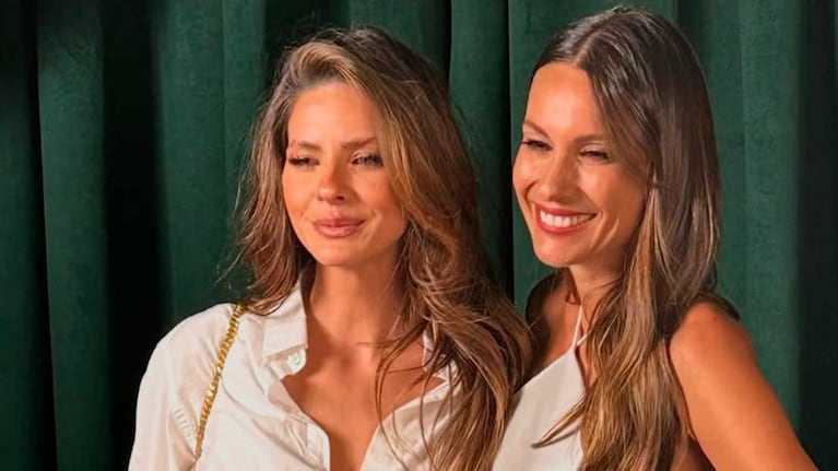 En fotos, Pampita y la China Suárez a los besos luego de los escandalosos chats