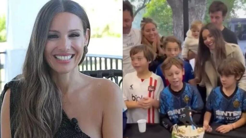 Pampita, feliz junto a Roberto García Moritán en el cumpleaños de Beltrán, celebración en la que no faltaron Benjamín Vicuña y Eli Sulichin