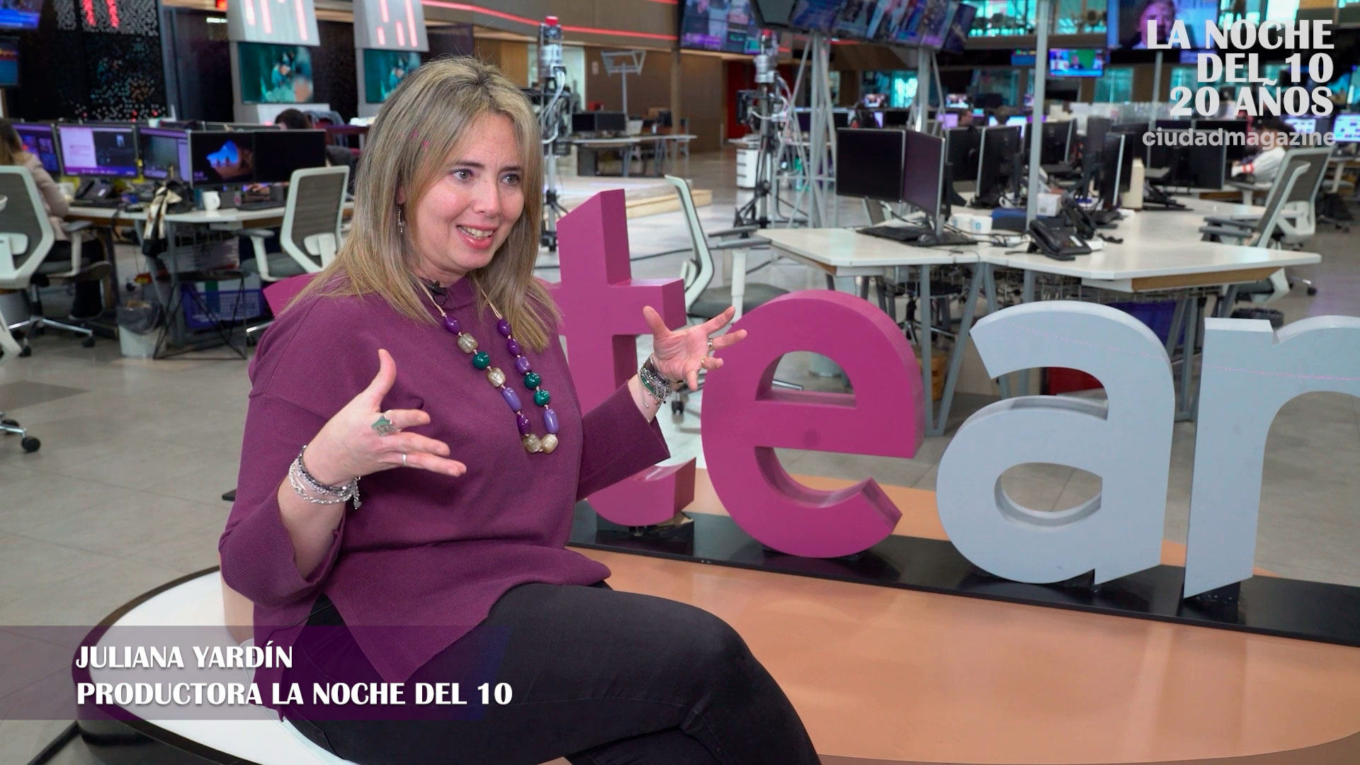 Juliana Yardín y su experiencia en La Noche del 10: "Tuvo una magnitud sin precedentes"