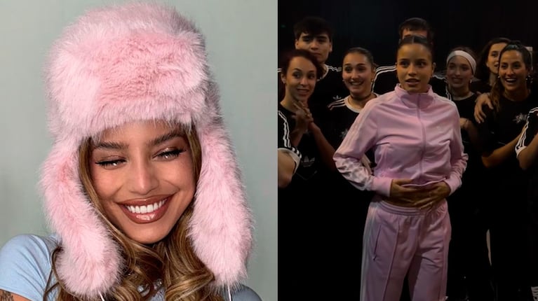 Emilia Mernes sorprendió a sus bailarines en pleno ensayo: “¡¿Vamos a ser tíos?!”