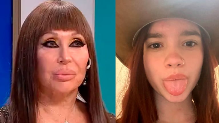 Moria Casán mandó al frente a su nieta Helena por una actitud y fue contundente