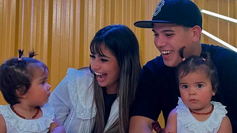 Video: Thiago Medina dio su primer paseo con sus hijas tras la milagrosa recuperación