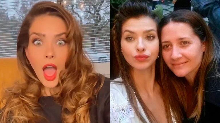 En una video selfie quedó registrado el momento en que China Suárez es desconcertada por su amiga