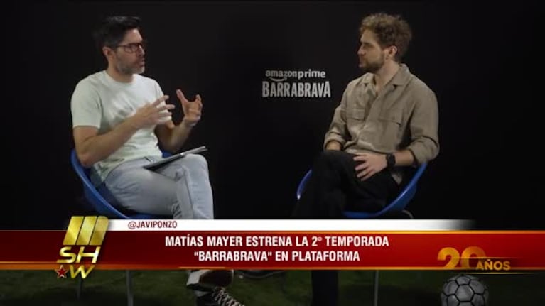 Matías Mayer sobre la segunda temporada de Barrabrava: “Es muy intensa”
