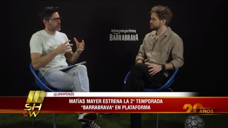 Matías Mayer sobre la segunda temporada de Barrabrava: “Es muy intensa”