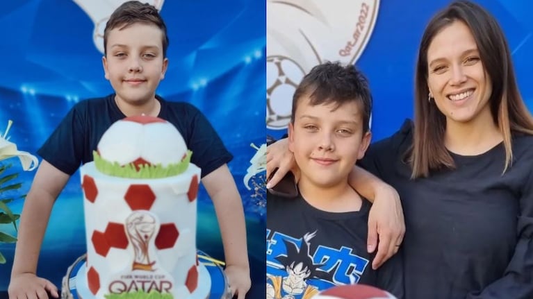 Barbie Vélez y el particular regalo que le hizo a Thiago en el día de su cumpleaños: "Le regaló 50 figuritas del Mundial"