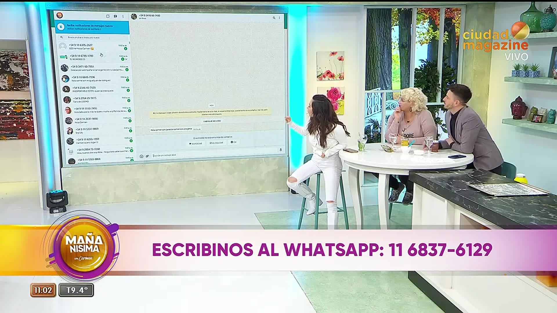 Estefi Berardi leyó en vivo un comentario en el que la criticaban y reaccionó sin filtros