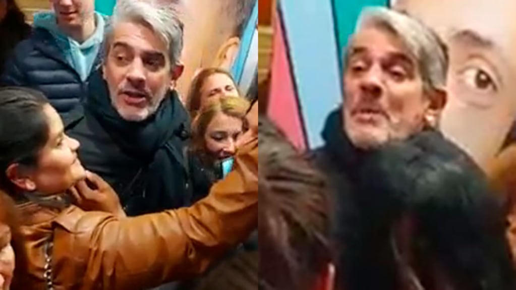 Pablo Echarri, blanco de un fuerte escrache a la salida del teatro: el video del tenso momento