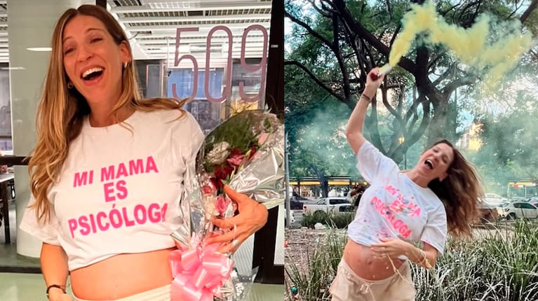 Macarena Rinaldi se emocionó tras haber rendido su último final y cerca de dar a luz: el conmovedor video