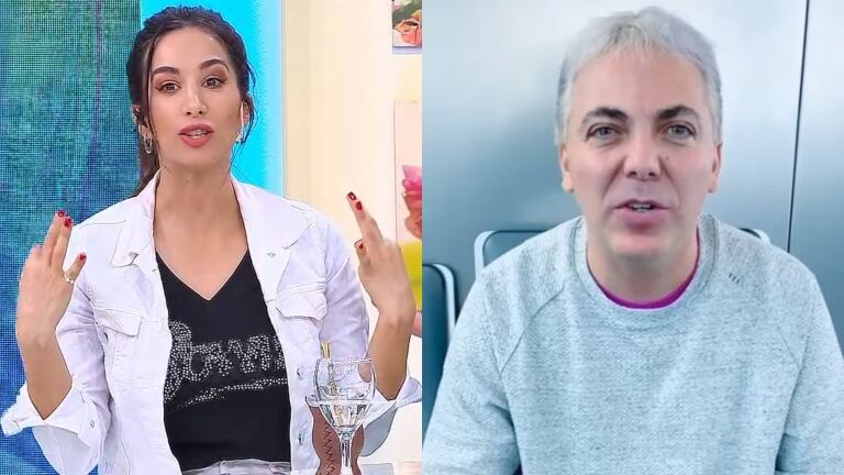 Estefi Berardi contó cómo se comporta Cristian Castro en las grabaciones de Canta Conmigo Ahora: "Anda en calzoncillos por los pasillos"