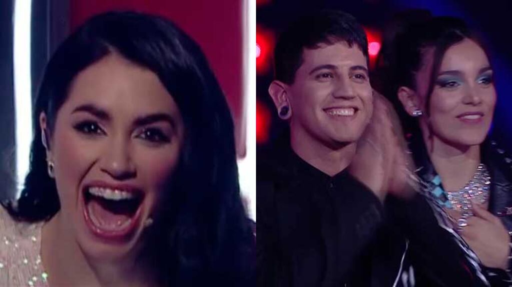  Lali Espósito, a pura alegría por la ver a su equipo en la final de La Voz Argentina