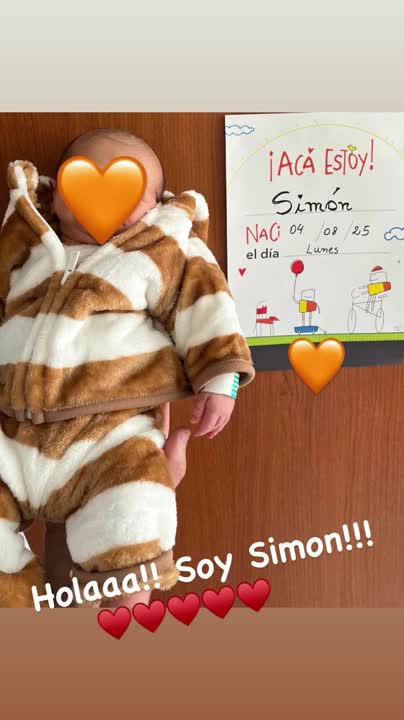 Susana Roccasalvo recibió a su nieto: “¡Hola! Soy Simón”