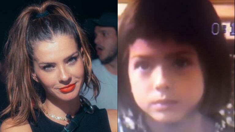 China Suárez compartió un video suyo de niña ensayando un tema de Chiquititas en su casa