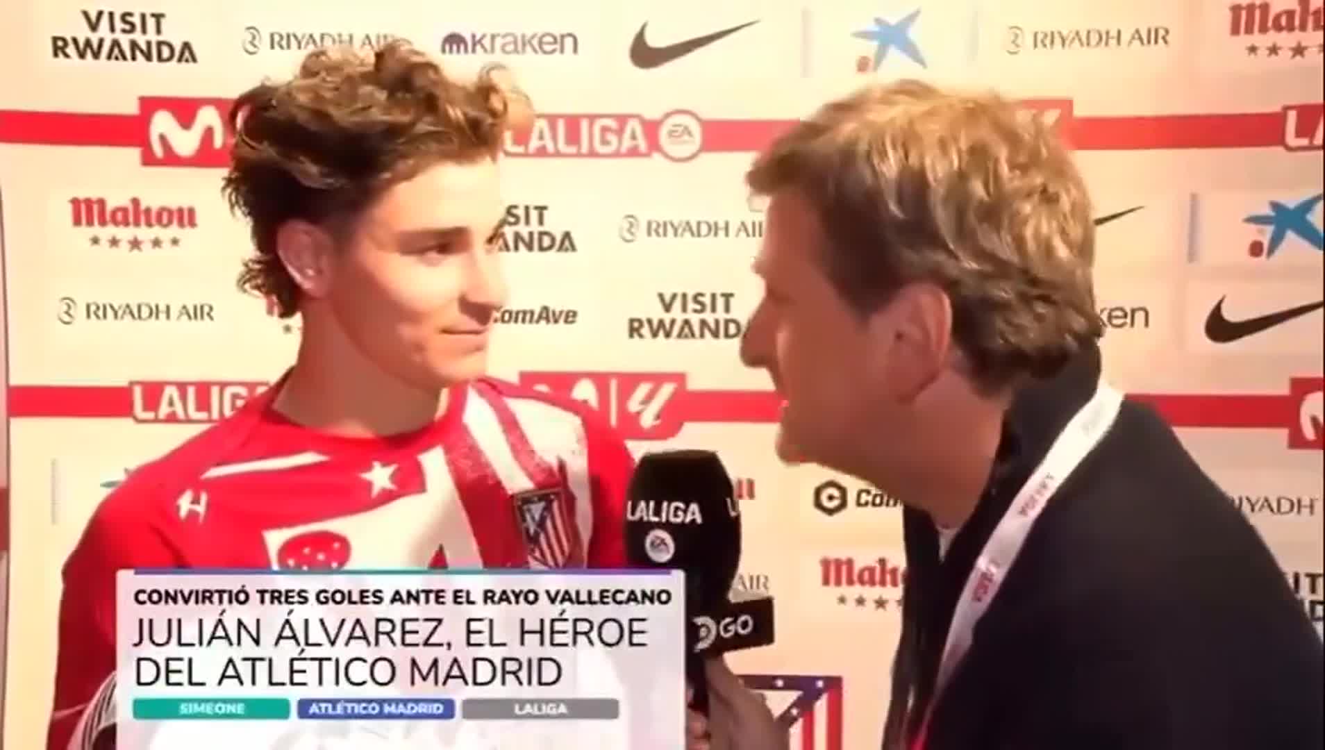 Julián Álvarez y Emilia Ferrero revelaron el nombre de su primer hijo