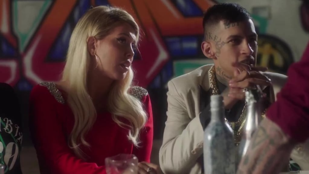 El videoclip de L-Gante con Wanda Nara como protagonista