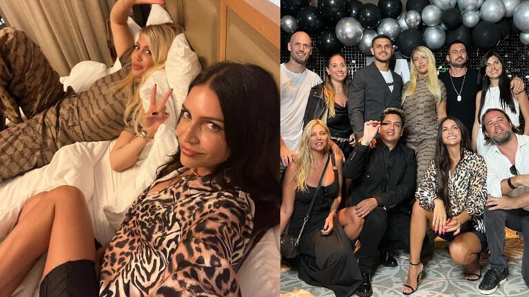 Zaira Nara le dedicó un mensaje a Wanda por el lanzamiento de su línea de maquillaje en Miami: "Ni soñando imaginábamos esto de chiquitas"