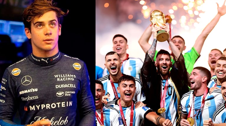 Con el casco de la Selección Argentina, Franco Colapinto clasificó último en el GP de Qatar