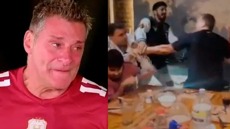 El Turco García se agarró a las piñas con un invitado en su programa: el tremendo video