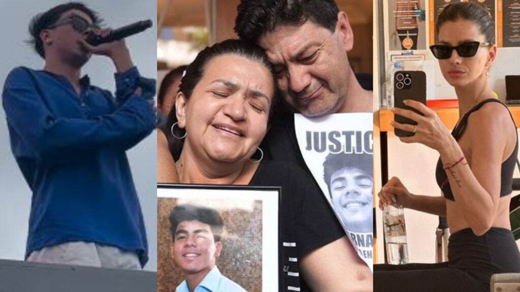 Profundas palabras de Rusherking en un show de Pinamar, a 3 años de la muerte de Fernando Báez Sosa: "Quiero pedir Justicia y paz para su familia"
