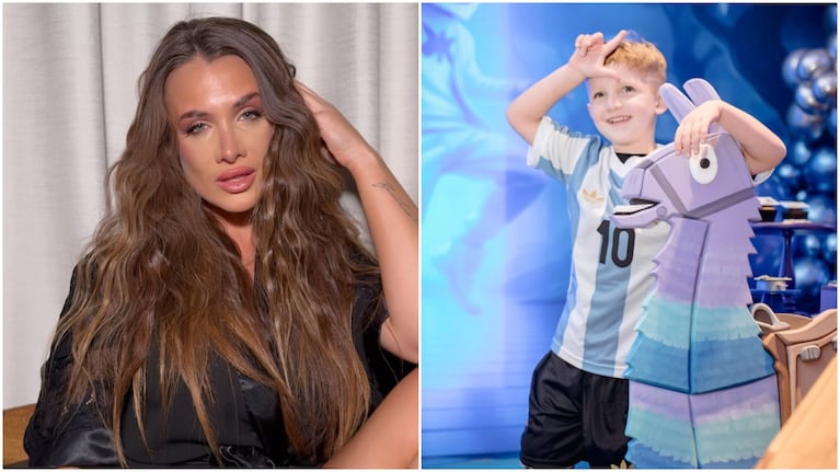 Las mejores fotos del cumpleaños temático de Bautista, el hijo de Rodrigo De Paul y Cami Homs