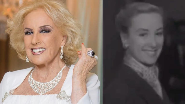 El video viral de Mirtha Legrand votando por primera vez en 1951, comparado con su ultima votación del domingo