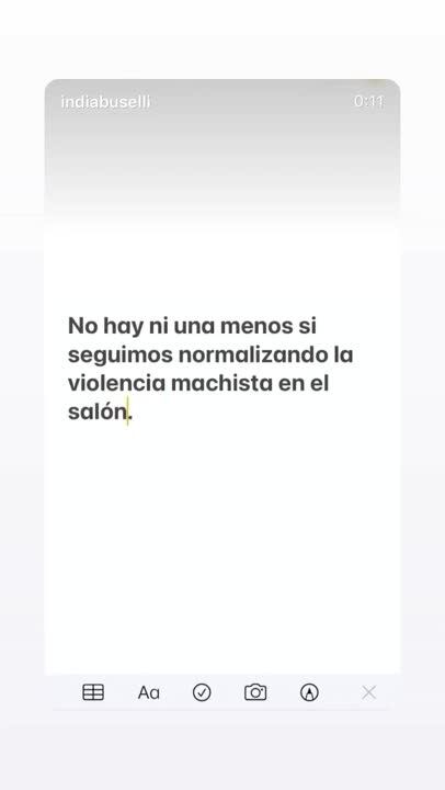 El mensaje de Gime Accardi en Instagram