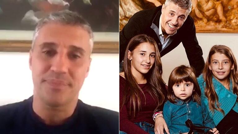 Hernán Crespo, a corazón abierto sobre la cuarentena sin ver a sus hijas: "Los más duro es no saber cuándo nos vamos a poder tomar un avión"