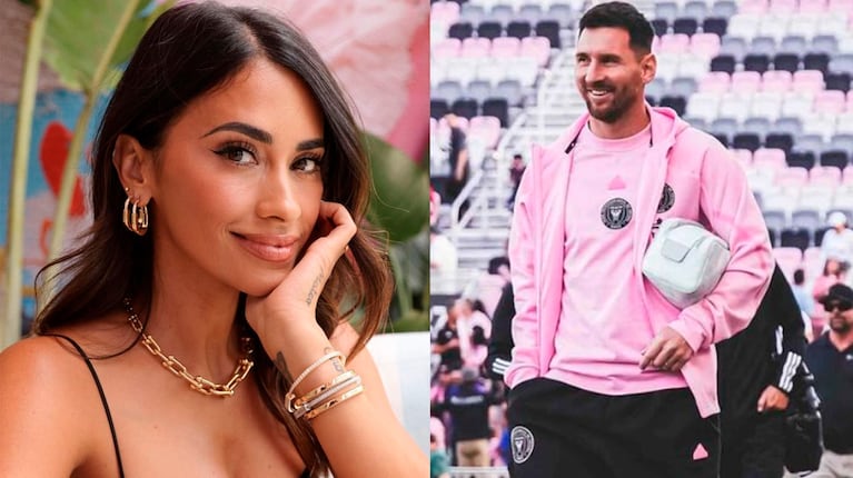 Video: el look de Antonela Roccuzzo para alentar al Inter Miami de Lionel Messi