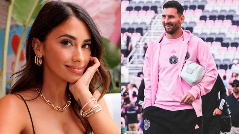 Video: el look de Antonela Roccuzzo para alentar al Inter Miami de Lionel Messi