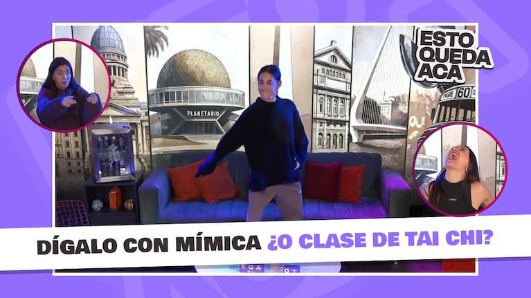 Dígalo con mímica ¿o clase de Tai Chi? en Esto Queda Acá