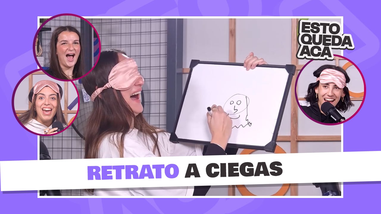 ¡Retrato a ciegas en Esto Queda Acá!