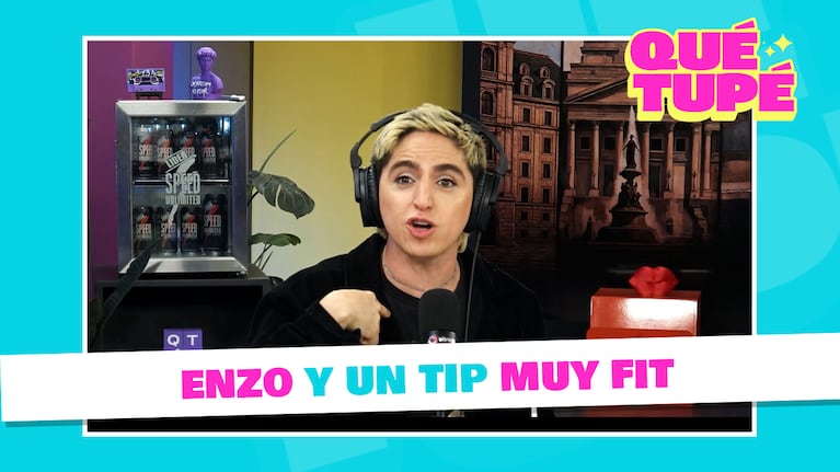Qué Tupé: Enzo tiró un tip muy fit
