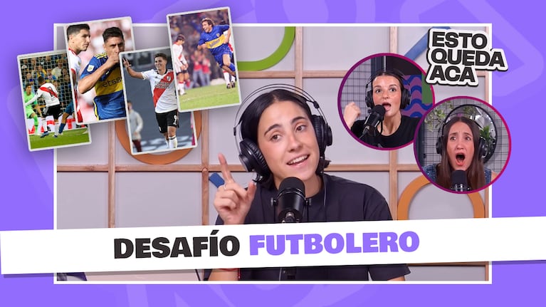 ¡Desafío futbolero en Esto Queda Acá!