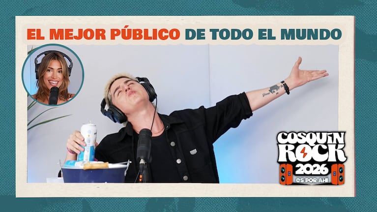 ¡Todavía no podemos soltar lo que fue el Cosquín Rock 2026! 