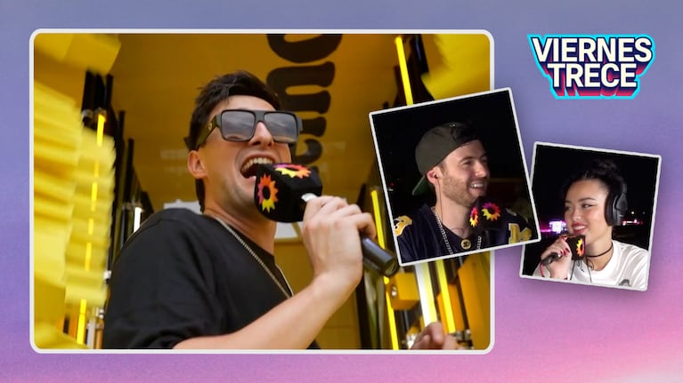 Los chicos de Viernes Trece en uno de los mejores stands del Lolla