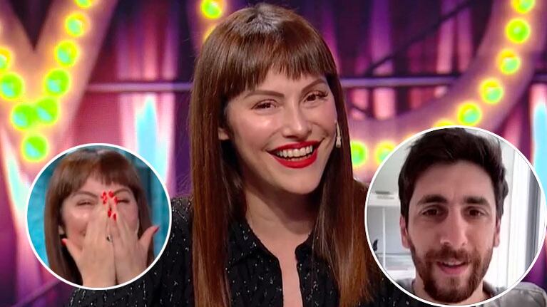 La risa pícara de Connie Ansaldi al revelar cómo la tiene agendada su novio