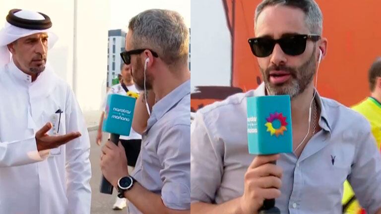 Pollo Álvarez habló después de su detención durante su cobertura en el Mundial Qatar 2022. 