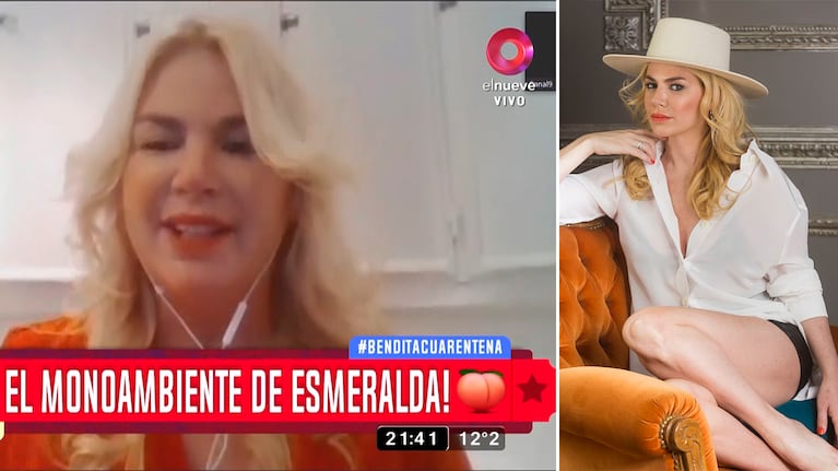 Esmeralda Mitre mostró su casa por primera vez en Bendita: ¡mirá el extravagante busto que tiene en su living! 